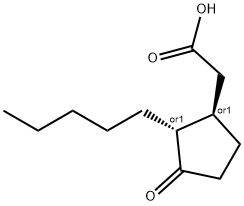 (+/-)-DIHYDROJASMONIC ACID Structure