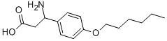 3-AMINO-3-(4-HEXYLOXY-PHENYL)-PROPIONIC ACID Structure