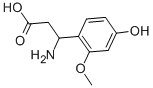 3-AMINO-3-(4-HYDROXY-2-METHOXY-PHENYL)-PROPIONIC ACID Structure