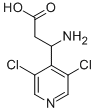 3-AMINO-3-(3,5-DICHLORO-PYRIDIN-4-YL)-PROPIONIC ACID Structure