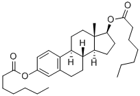 estra-1,3,5(10)-triene-3,17beta-diol diheptanoate Structure