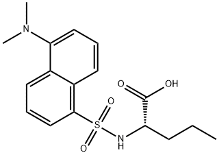 DANSYL-DL-NORVALINE PIPERIDINIUM SALT Structure