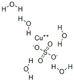 Copper(II) sulfate pentahydrate Structure