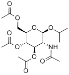 ISO-PROPYL 2-ACETAMIDO-3,4,6-TRI-O-ACETYL-2-DEOXY-BETA-D-GLUCOPYRANOSIDE Structure