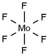 MOLYBDENUM HEXAFLUORIDE Structure