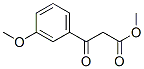 3-(3-METHOXY-PHENYL)-3-OXO-PROPIONIC ACID METHYL ESTER Structure