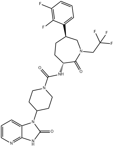 MK 0974, Telcagepant Structure