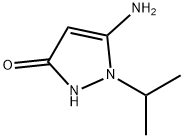 5-AMINO-1-ISOPROPYL-1H-PYRAZOL-3-OL Structure