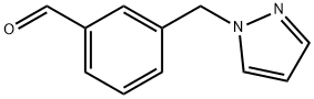 3-(1H-PYRAZOL-1-YLMETHYL)BENZALDEHYDE Structure