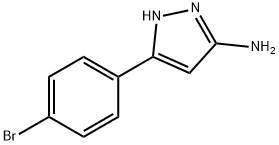 5-(4-BROMOPHENYL)-2H-PYRAZOL-3-YLAMINE Structure