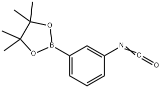 (3-ISOCYANATO)BENZENEBORONIC ACID, PINACOL ESTER Structure