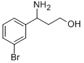 3-(3-BROMOPHENYL)-DL-BETA-ALANINOL
 Structure