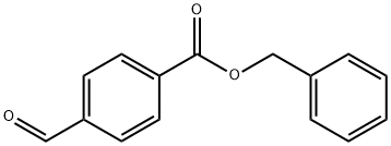 BENZOIC ACID, 4-FORMYL-, PHENYLMETHYL ESTER Structure