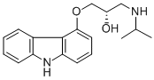 (-)-CARAZOLOL Structure