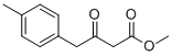 3-OXO-4-P-TOLYL-BUTYRIC ACID METHYL ESTER Structure