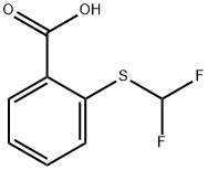 2-(DIFLUOROMETHYLTHIO)BENZOIC ACID Structure