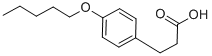 3-(4-(PENTYLOXY)PHENYL)PROPANOIC ACID Structure