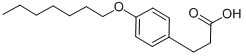 3-(4-(HEPTYLOXY)PHENYL)PROPANOIC ACID Structure