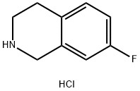 7-FLUORO-1,2,3,4-TETRAHYDRO-ISOQUINOLINE HYDROCHLORIDE Structure