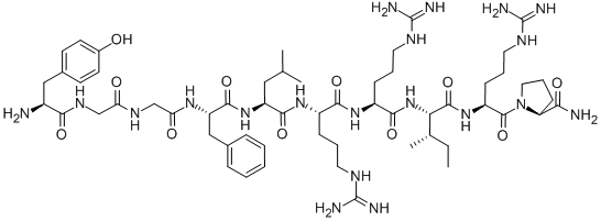 DYNORPHIN A (1-10) AMIDE Structure