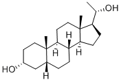 5BETA-PREGNANE-3ALPHA,20ALPHA-DIOL Structure