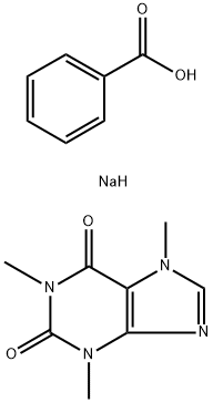 CAFFEINE-SODIUM BENZOATE Structure