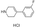 4-(3-FLUORO-PHENYL)-1,2,3,6-TETRAHYDRO-PYRIDINE HYDROCHLORIDE SALT Structure