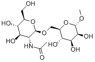 BETA-D-GLCNAC-[1->6]-ALPHA-D-MAN-1->OME Structure