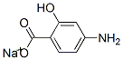 P-AMINOSALICYLIC ACID SODIUM SALT Structure