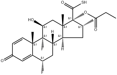 FLUTICASONE PROPIONATE INTERMEDIATE Structure