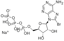 8-BROMO-ADENOSINE-5'-TRIPHOSPHATE, SODIUM SALT Structure