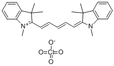 1,1',3,3,3',3'-HEXAMETHYLINDODICARBOCYANINE PERCHLORATE Structure