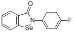 1,2-Benzisoselenazol-3(2H)-one, 2-(4-fluorophenyl)- Structure