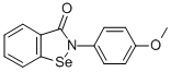 2-(4-Methoxyphenyl)-1,2-benzisoselenazol-3(2H)-one Structure