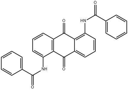 1,5-DIBENZAMIDOANTHRAQUINONE Structure