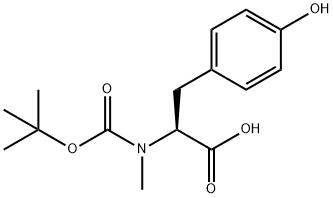 BOC-N-ME-TYR-OH Structure