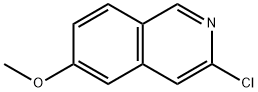 3-CHLORO-6-METHOXYISOQUINOLINE Structure