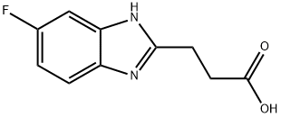 3-(5-FLUORO-1H-BENZOIMIDAZOL-2-YL)-PROPIONIC ACID Structure