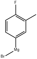 4-FLUORO-3-METHYLPHENYLMAGNESIUM BROMIDE Structure