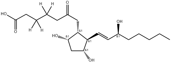 6-KETO PROSTAGLANDIN F1ALPHA-D4 Structure