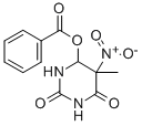 4-Benzoyloxy-5-nitro-4,5-dihydrothymine Structure