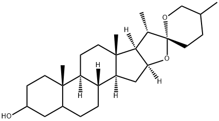 Sarsasapogenin Structure