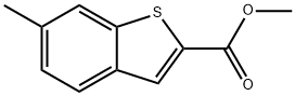 6-METHYL-BENZO[B]THIOPHENE-2-CARBOXYLIC ACID METHYL ESTER Structure