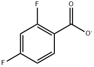 SODIUM 2,4-DIFLUOROBENZOATE Structure