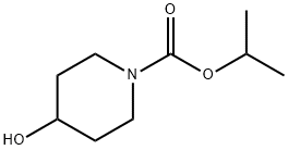 Isopropyl 4-hydroxypiperidine-1-carboxylate Structure