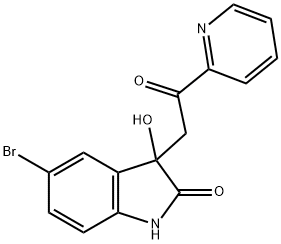 5-BROMO-3-HYDROXY-3-(2-OXO-2-PYRIDIN-2-YL-ETHYL)-1,3-DIHYDRO-INDOL-2-ONE Structure