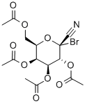 2,3,4,6-TETRA-O-ACETYL-1-BROMO-1-DEOXY-BETA-D-GALACTOPYRANOSYL CYANIDE Structure