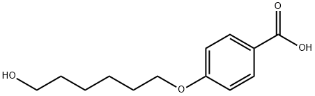 4-(6-HYDROXYHEXYLOXY)BENZOIC ACID Structure