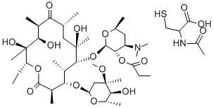 ERYTHROMYCINSTINOPRATE Structure