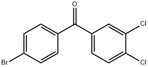 4-BROMO-3'',4''-DICHLOROBENZOPHENONE Structure